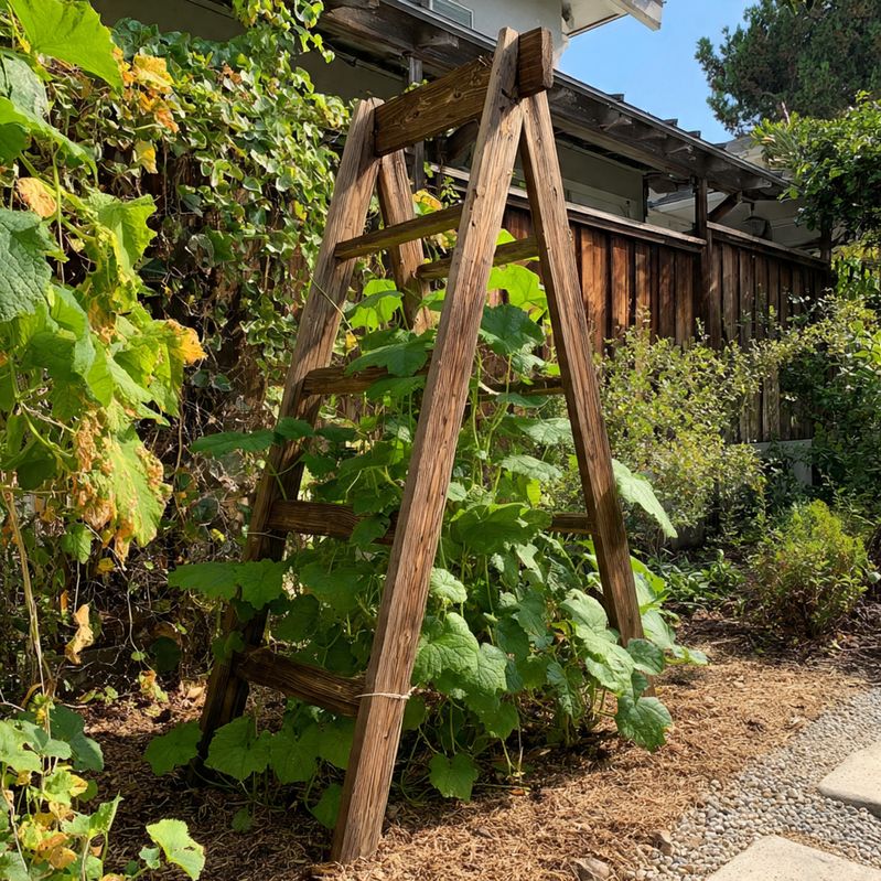 uborka futattó létrarács